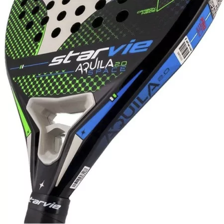 Raquete de Padel Starvie - Aquila Space Pro 2.0/2023 - Preta/Verde/Azul||8437024363187