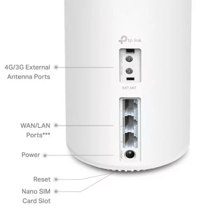 Router TP-Link Deco - X20-4G AX1800 - Dual-Band - WiFi 6 Mesh - 4G LTE Gigabit|TP-Link|6935364006709