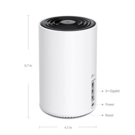 Tp-Link Router - AXE5400 - Whole Home Mesh - 6E Gigabit Wi-Fi - Pack-2