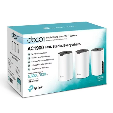 TP-Link Router - AC1900 Whole-Home Mesh - Dual-Band WiFi 5 Gigabit - Pack-3