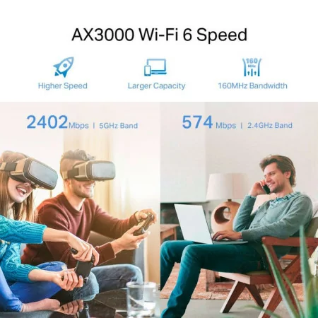 EXTENSOR COBERTURA TP-LINK AX3000 MESH WIFI6