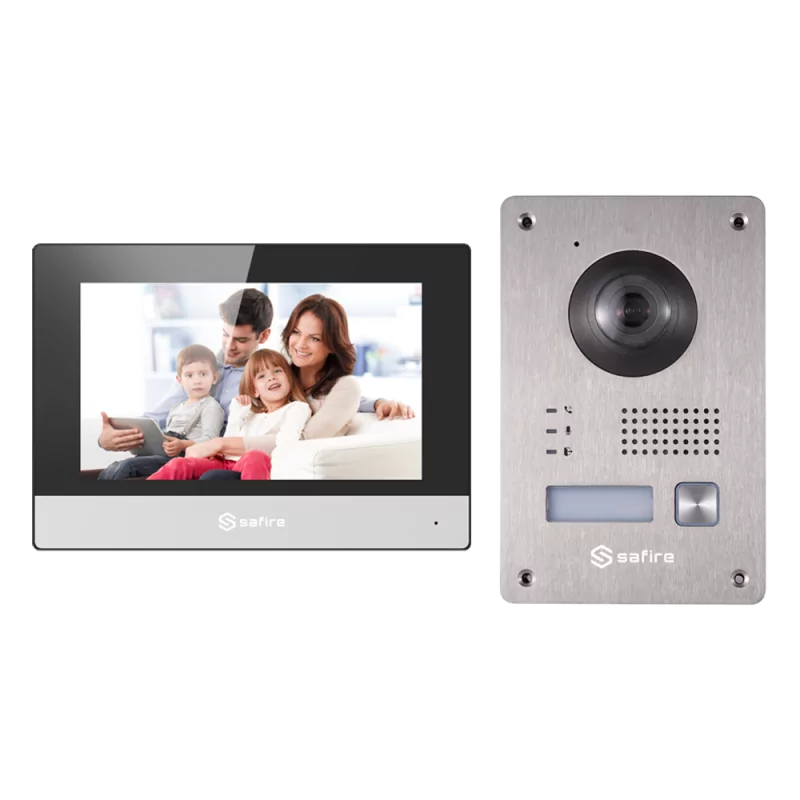 Video Intercom Kit - 2 Wire Technology - P2P Mobile App - SF-VIK004-S-2 Video Intercom Kit - 2 Wire Technology - P2P Mobile App - SF-VIK004-S-2