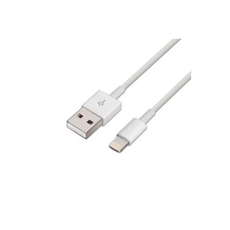 Cabo USB A - Lightning 2.0 - Aisens - 1M - Branco|AISENS|8436574700343 Cabo USB A - Lightning 2.0 - Aisens - 1M - Branco|AISENS|8436574700343