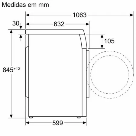 Siemens Washing Machine - 1351 RPM - 9Kg - WU-14-UT-6-XES