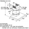 Chaminé Siemens - 70cm - LC-77-BHP-50|Siemens|4242003831984