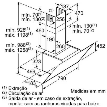Siemens chimney - 80cm - LC-87-KHM-60