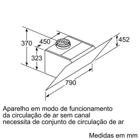 Siemens chimney - 80cm - LC-87-KHM-60