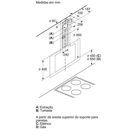 Siemens Chimney - 90cm - LC-91-KWW20