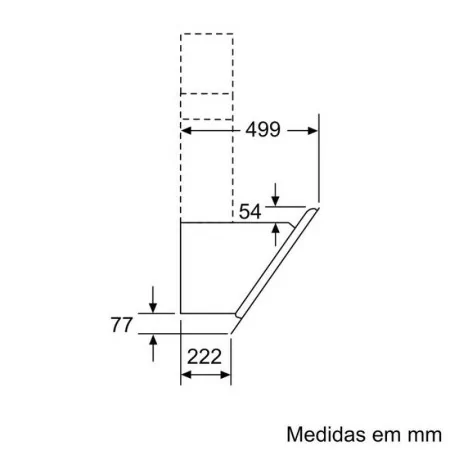 Siemens Chimney - 90cm - LC-91-KWW20