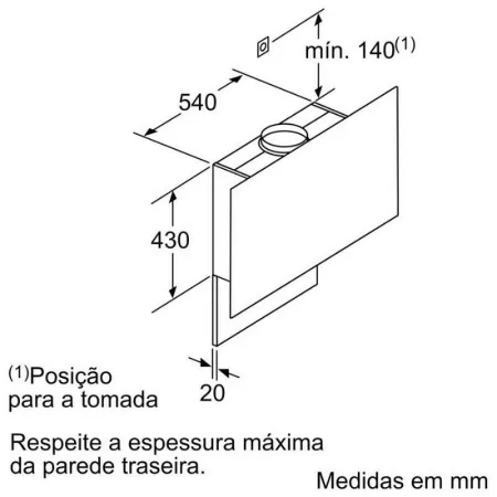 Siemens Chimney - 90cm - LC-97-FVW-60