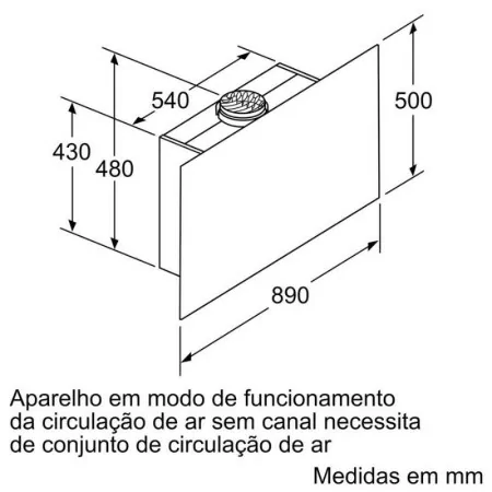 Siemens Chimney - 90cm - LC-97-FVW-60