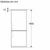 Siemens Combined Refrigerator - 321L - No Frost - KG36N2ICF