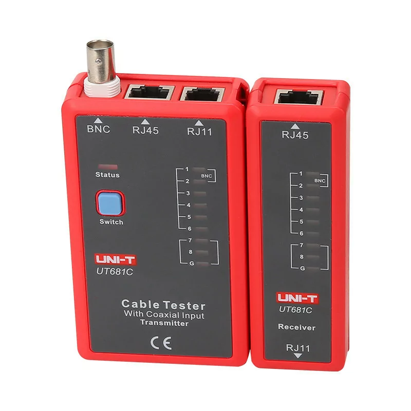 Testador de Cables de Rede e Telefónicos (RJ45 / RJ11) - Uni-T - UT681L
