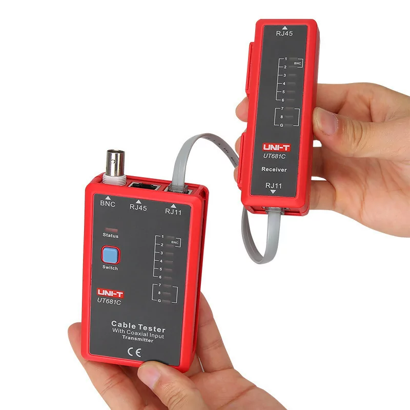 Testador de Cables de Rede e Telefónicos (RJ45 / RJ11) - Uni-T - UT681L