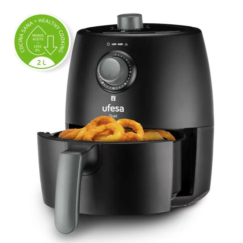 Air Fryer Ufesa DUET - 2L - 1200W|UFESA|8422160053559 Air Fryer Ufesa DUET - 2L - 1200W|UFESA|8422160053559