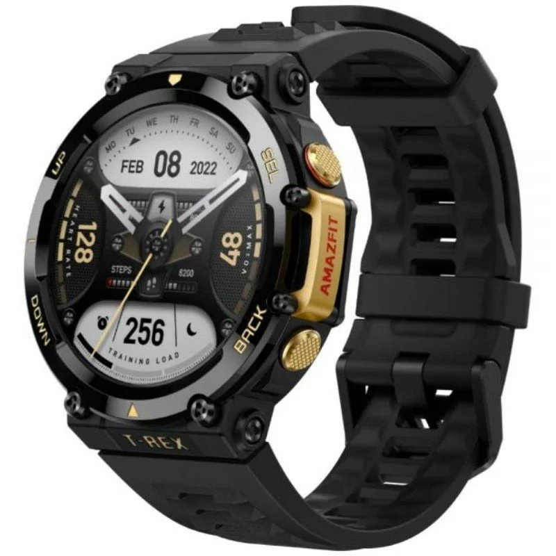 Smartwatch Amazfit - T-Rex 2 - Preto / Dourado|Amazfit|6972596105015 Smartwatch Amazfit - T-Rex 2 - Preto / Dourado|Amazfit|6972596105015