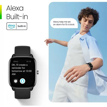 Smartwatch Amazfit - GTS 4 Mini - Azul Menta|Amazfit|6972596105190