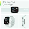 Smartwatch huami amazfit gts 4 mini/ notificaciones/ frecuencia cardíaca/ gps/ blanco luna
