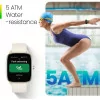 Smartwatch huami amazfit gts 4 mini/ notificaciones/ frecuencia cardíaca/ gps/ blanco luna
