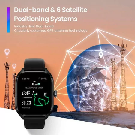 Smartwatch huami amazfit gts 4/ notificaciones/ frecuencia cardíaca/ gps/ blanco brumoso