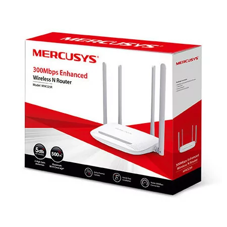 Mercusys Router - N300 - WiFi 4 - 10/100Mbps - MW325R