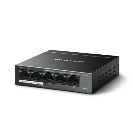 Mercusys Switch - 5 Gigabit Ports - PoE+ - MS105GP