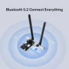 Placa de Rede Mercusys - AXE5400 - Tri-Band - WiFi 6E - Bluetooth 5.2|Mercusys|6957939001865 Placa de Rede Mercusys - AXE5400 - Tri-Band - WiFi 6E - Bluetooth 5.2|Mercusys|6957939001865