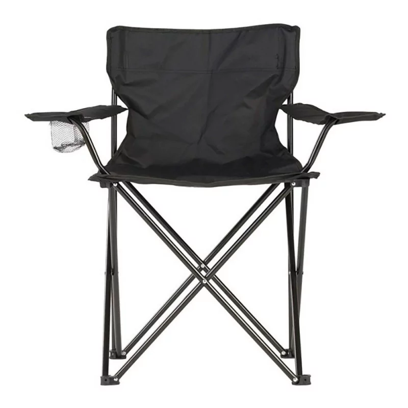 Cadeira de Campismo Dobrável - 80cmx83,5cmx51cm - Preta||5709386896959 Cadeira de Campismo Dobrável - 80cmx83,5cmx51cm - Preta||5709386896959