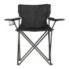 Cadeira de Campismo Dobrável - 80cmx83,5cmx51cm - Preta||5709386896959