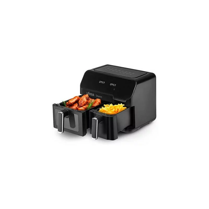 Air Fryer Ufesa - Digital - 9L (5.5L + 3.5L) - Storm|UFESA|8422160055652 Air Fryer Ufesa - Digital - 9L (5.5L + 3.5L) - Storm|UFESA|8422160055652