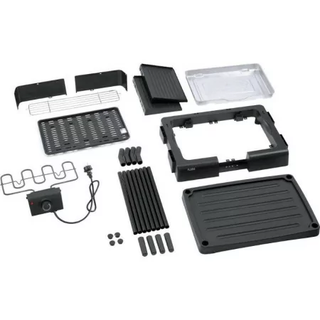 Grelhador Barbecue Flama - 2000W - 42x27cm - Preto|Flama|5601545041029