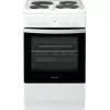 Indesit Electric Stove - 61L - 4 Zones - White - IS5E4KHW/EU
