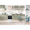 Indesit Electric Stove - 61L - 4 Zones - White - IS5E4KHW/EU