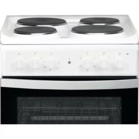 Indesit Electric Stove - 61L - 4 Zones - White - IS5E4KHW/EU