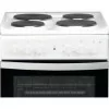 Indesit Electric Stove - 61L - 4 Zones - White - IS5E4KHW/EU