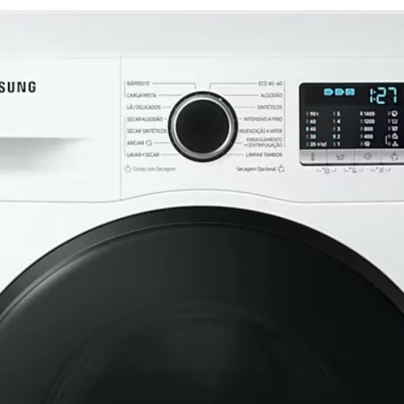 Máquina de Lavar e Secar Roupa Samsung - 9Kg - 1400RPM - Branca - WD-90-TA-046-BE|Samsung|8806090605185
