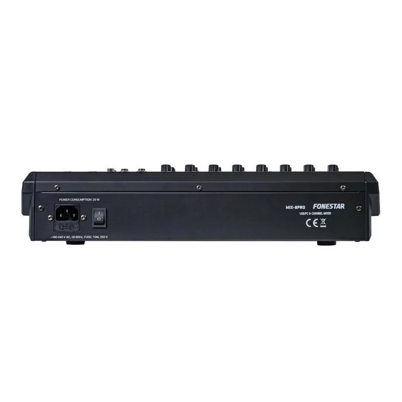 Fonestar Mixer Mixer - MIX 8PRO - 8 channels and 2 outputs