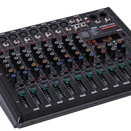 Fonestar Mixer Mixer - MIX 8PRO - 8 channels and 2 outputs