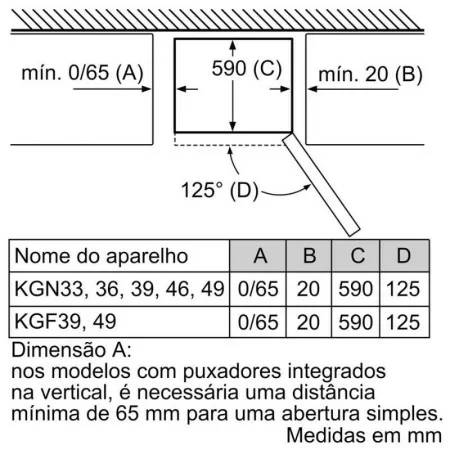 Combinado Siemens 326L - KG36NVWDA - Branco