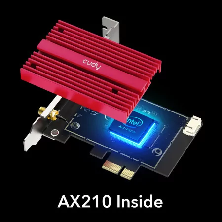 Cudy Network Card - AX5400 - Wi-Fi 6E - WE3000S