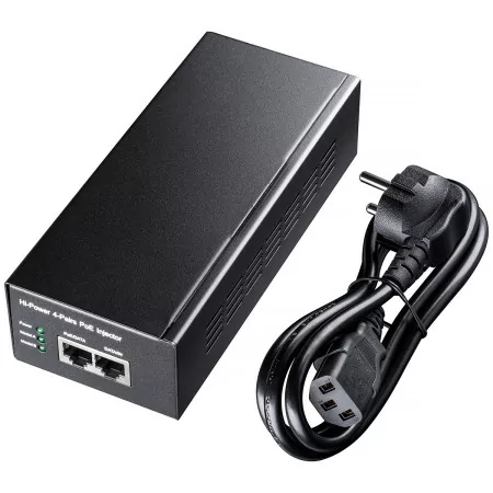 PoE++ Cudy Injector - 53VDC - 60W - Gigabit - Black - POE300