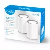 Sistema Mesh Cudy - AX1800 - M1800 - Dual-Band Wi-Fi 6 - Pack 2 Unidades|Cudy|6971690791629