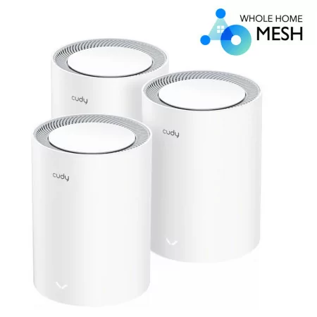 Mesh Cudy System - AX1800 - M1800 - Dual-Band Wi-Fi 6 - Pack 3 Units