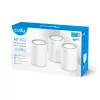 Sistema Mesh Cudy - AX1800 - M1800 - Dual-Band Wi-Fi 6 - Pack 3 Unidades|Cudy|6971690792824