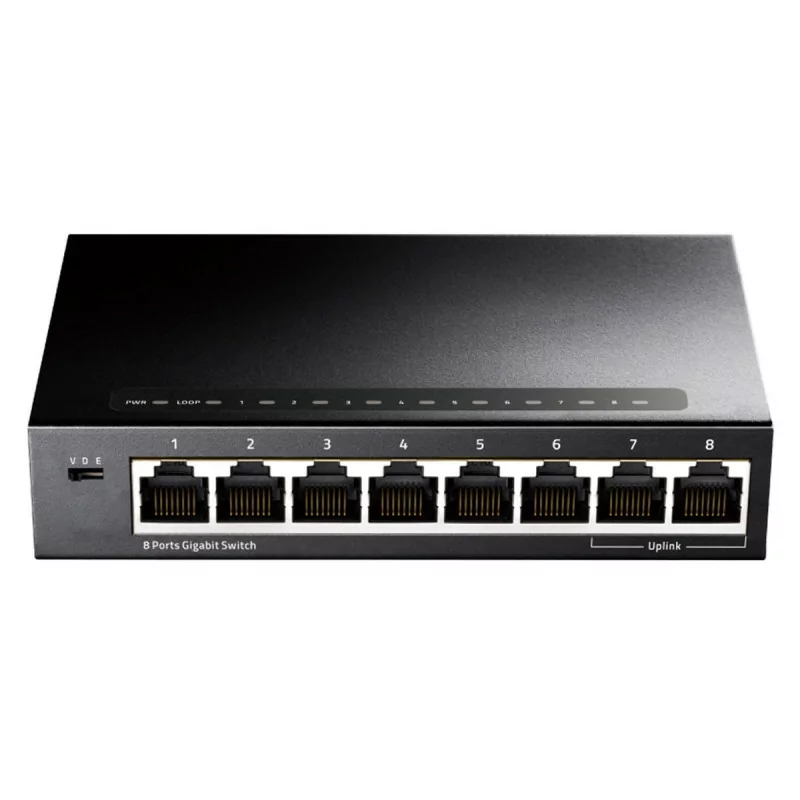 Switch Cudy - 8 Portas Gigabit - UnManaged - GS108|Cudy|6971690790554 Switch Cudy - 8 Portas Gigabit - UnManaged - GS108|Cudy|6971690790554