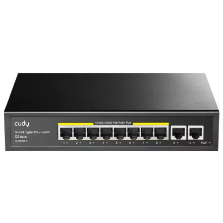 Cudy Switch - 10 Gigabit Ports - UnManaged - GS1010PE