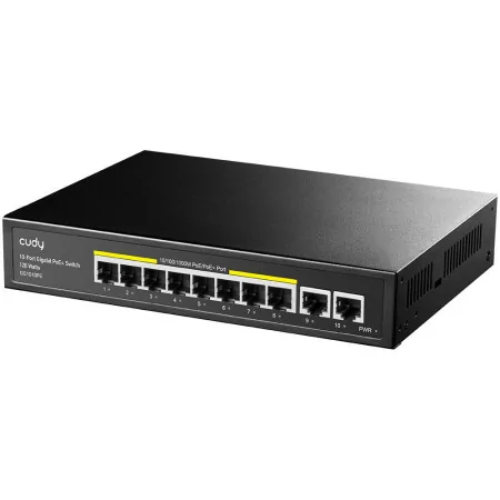 Cudy Switch - 10 Gigabit Ports - UnManaged - GS1010PE