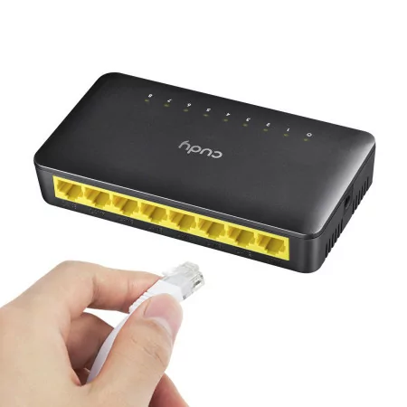 Switch Cudy - 8 Portas 10/100 Mbps - UnManaged - FS108D|Cudy|6971690790042
