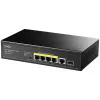 Cudy Switch - 5 Gigabit Ports - UnManaged PoE+ SFP - GS1005PTS1