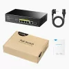 Cudy Switch - 5 Gigabit Ports - UnManaged PoE+ SFP - GS1005PTS1